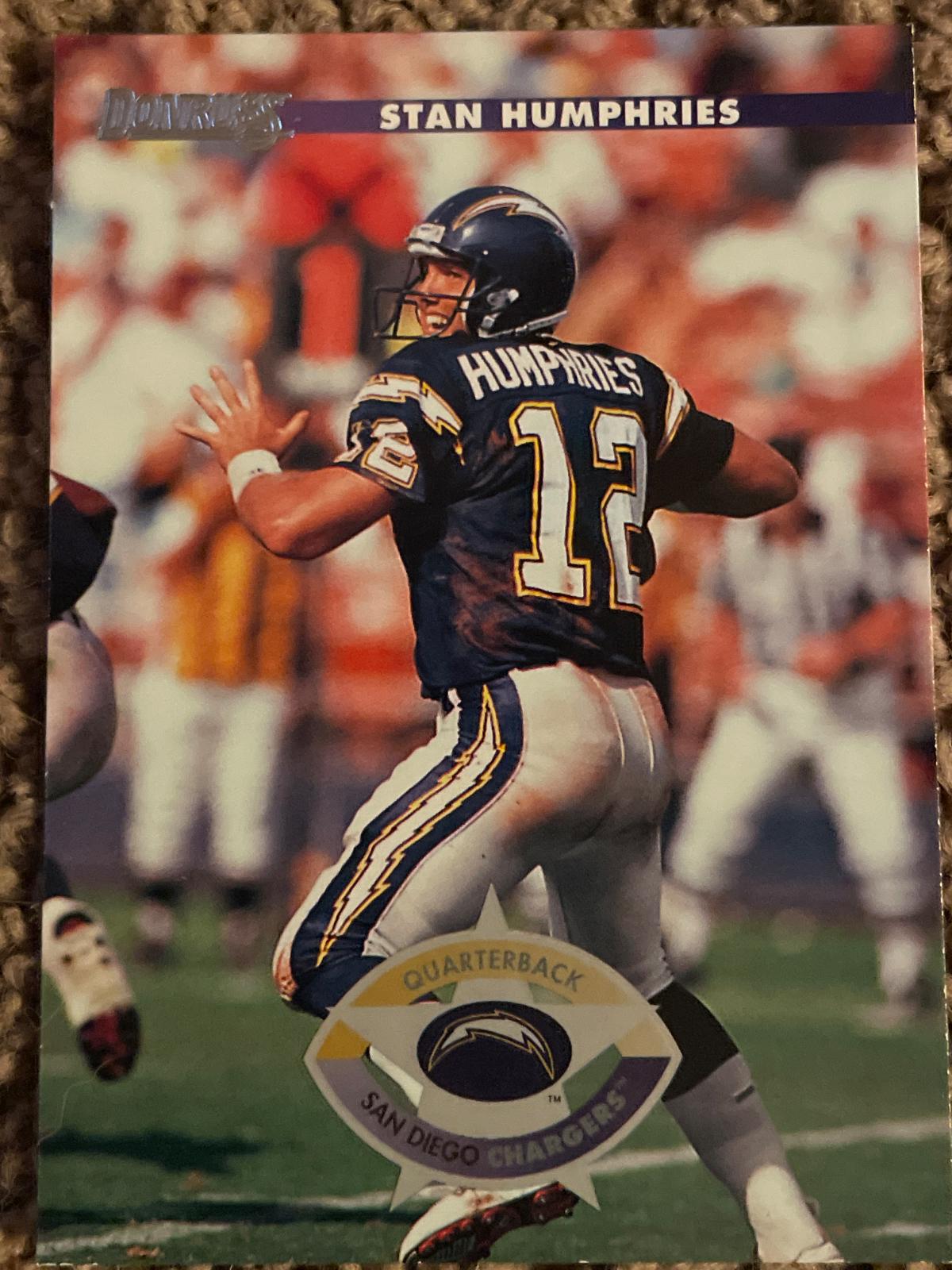 Stan Humphries #11 Football Cards 1996 Panini Donruss