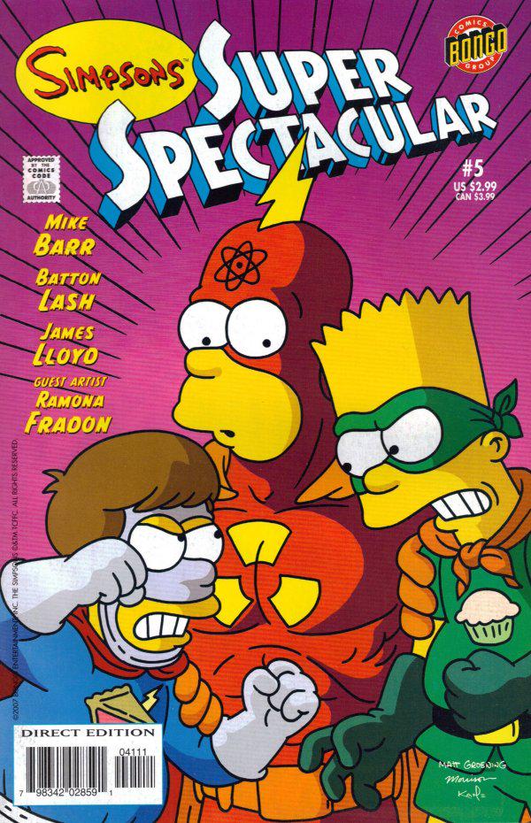 Simpsons Super Spectacular #5 (2007) Comic Books Simpsons Super Spectacular