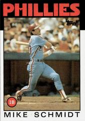 Mike Schmidt #200 Baseball Cards 1986 Topps Prices