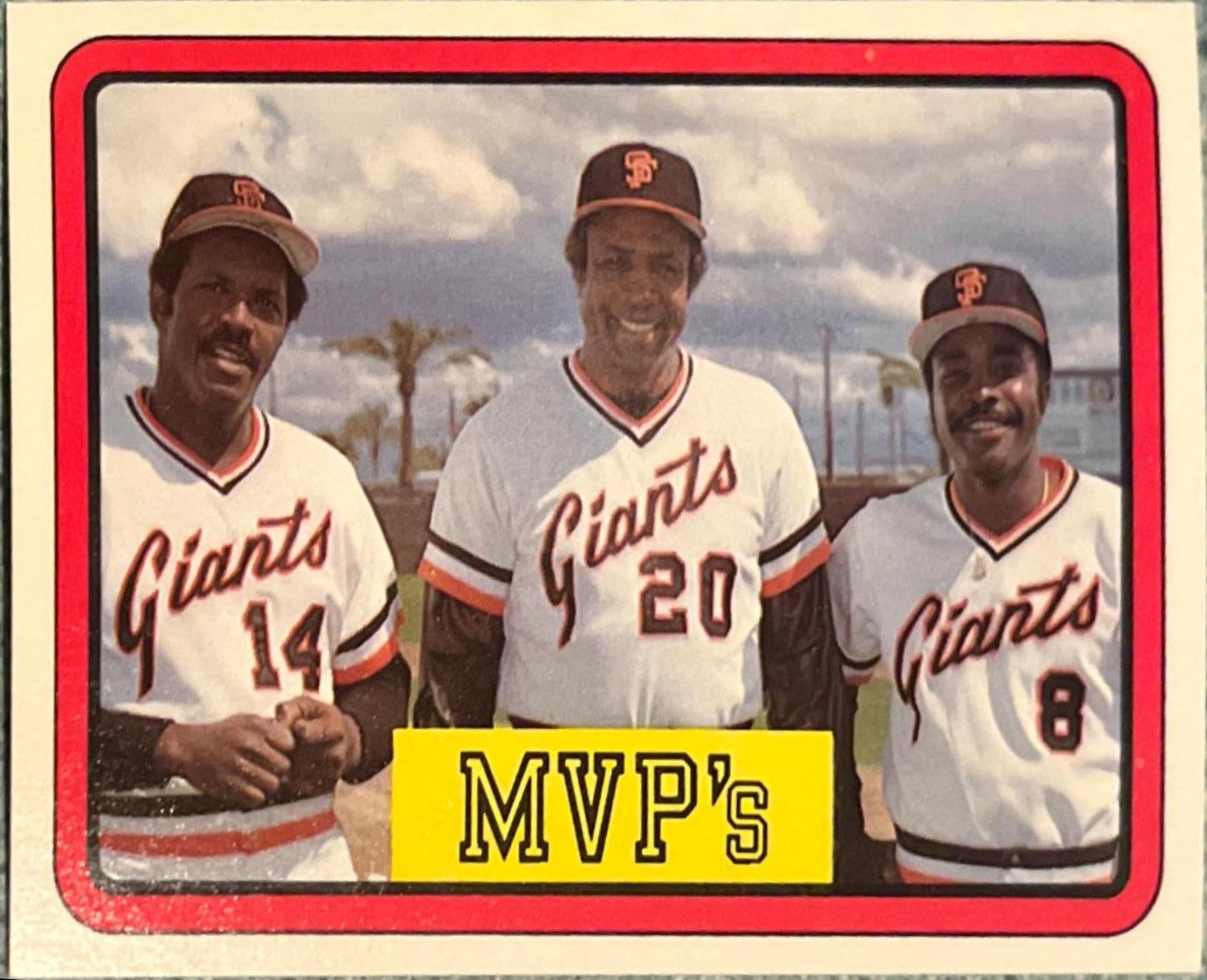 MVP's: Robinson, Blue, Morgan #648 1983 Donruss Baseball