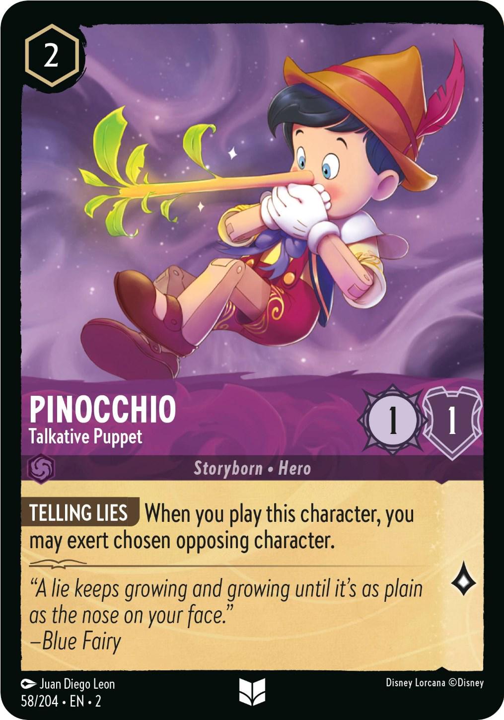 Pinocchio - Talkative Puppet [Foil] #58