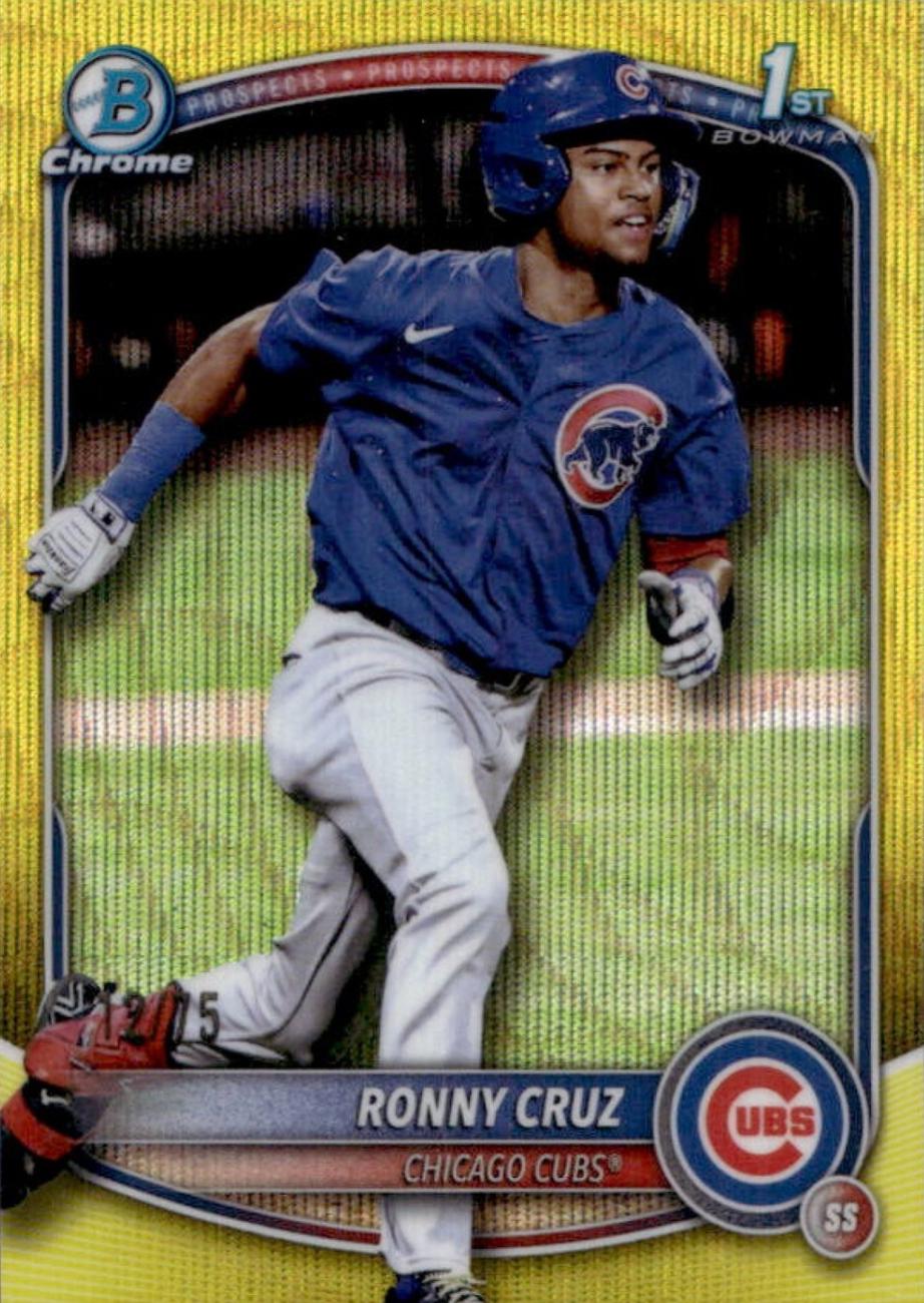 2025 Ronny Cruz [Yellow] #BCP-213