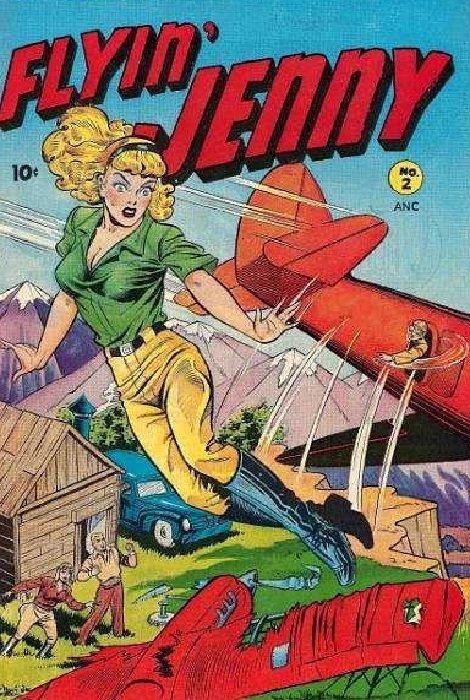 Flyin' Jenny #2 (1947) Comic Books Flyin' Jenny