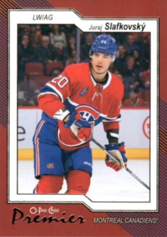 Juraj Slafkovsky #P-4 2023-24 O-Pee-Chee Hockey O-Pee-Chee Premier