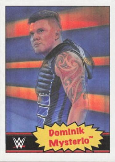 Dominik Mysterio #48 Wrestling Cards 2021 Topps Living WWE