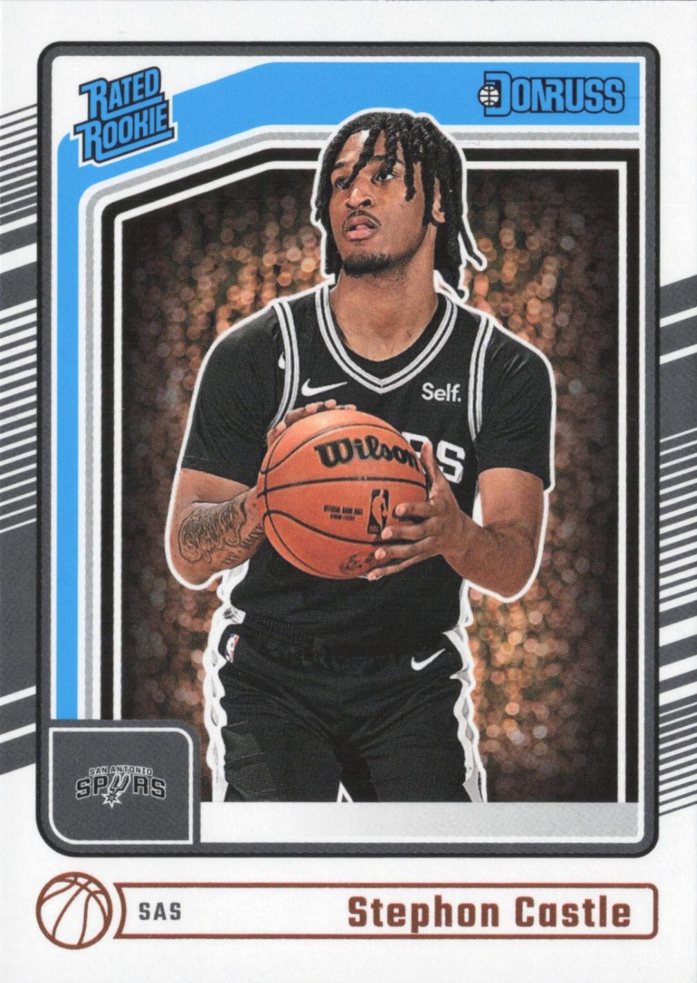 Stephon Castle #244 Basketball Cards 2024 Panini Donruss