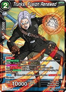 Trunks, Fusion Renewed BT13-132 Dragon Ball Super Supreme Rivalry