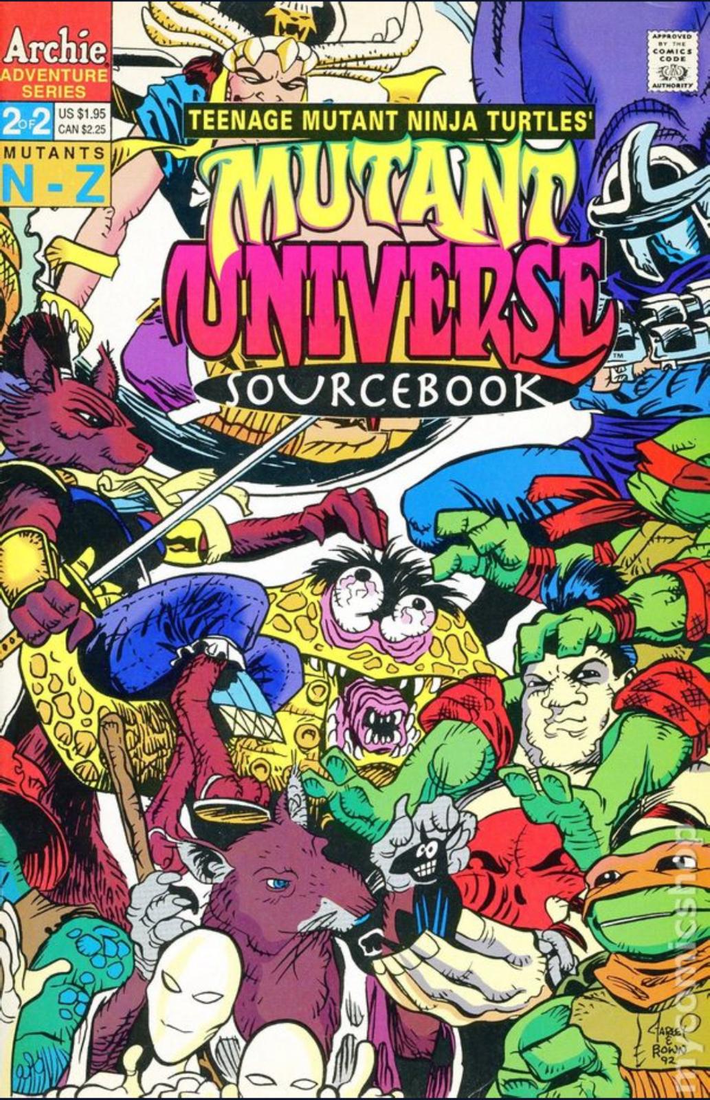 Teenage Mutant Ninja Turtles Mutant Universe Sourcebook #2 (1993) Comic Books Teenage Mutant Ninja Turtles Mutant Universe Sourcebook
