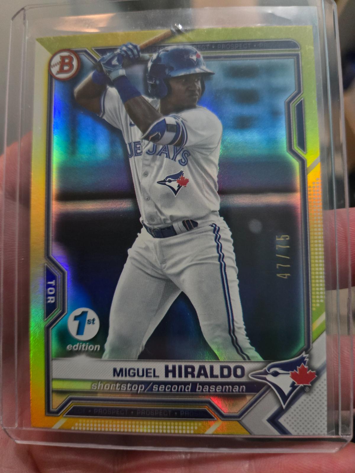 Miguel Hiraldo [Yellow Foil] #BD-98