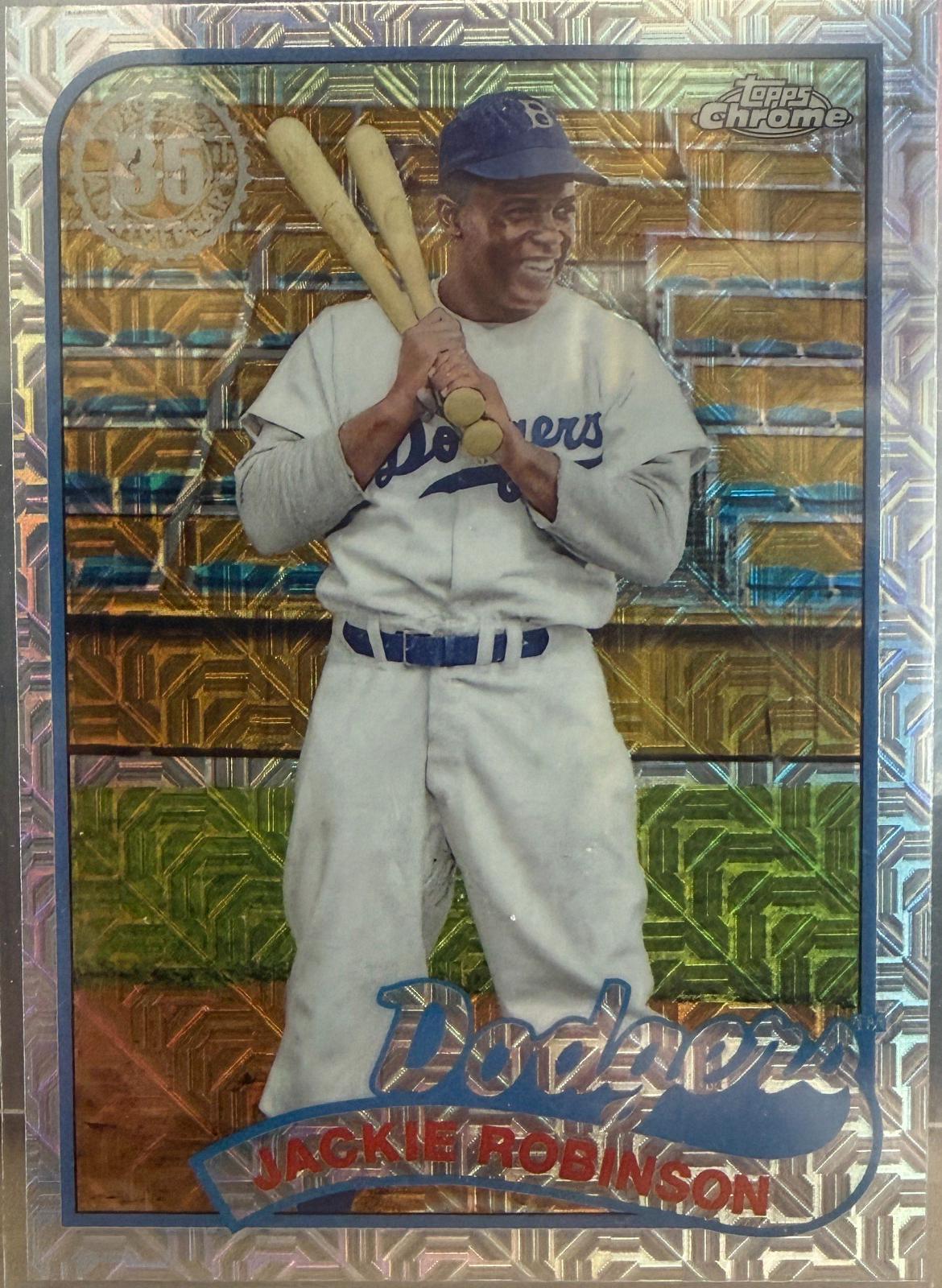 Jackie Robinson #2T89C-67 Prices | 2024 Topps 1989 Chrome Silver Pack ...