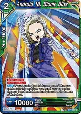 Android 18, Bionic Blitz BT9-099 Dragon Ball Super Universal Onslaught