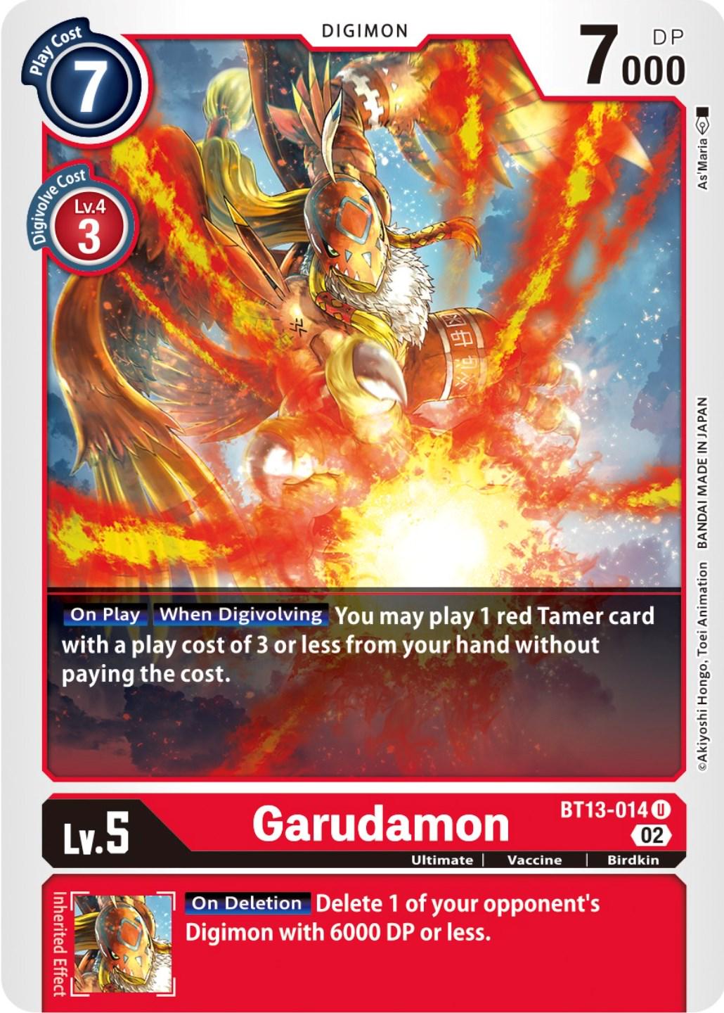 Garudamon front
