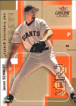 Jason Schmidt #87 2004 Fleer Genuine Insider Baseball