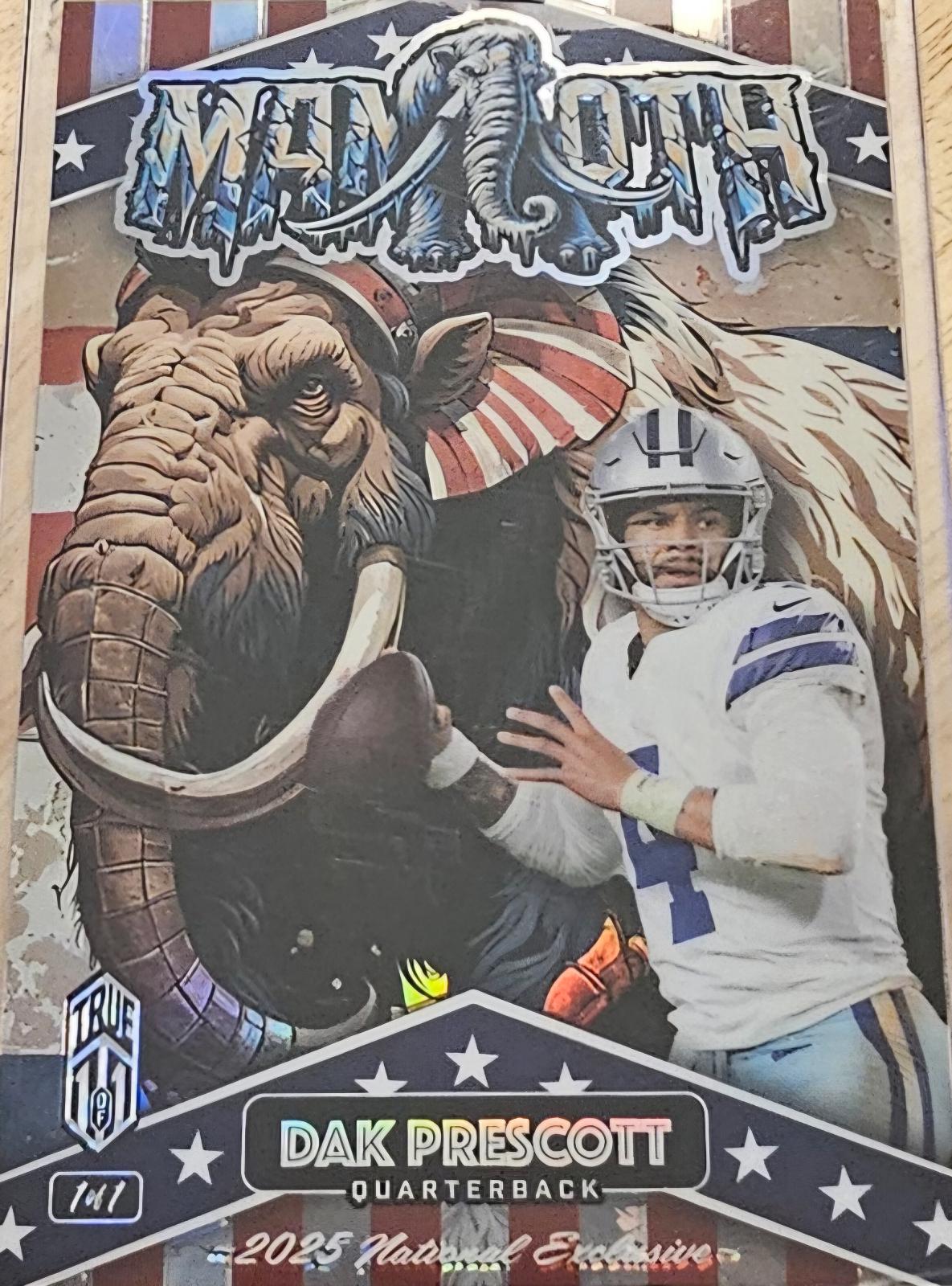Dak Prescott #DMMTA06-DP 2025 Wild Card Patriotic Mammoths Football