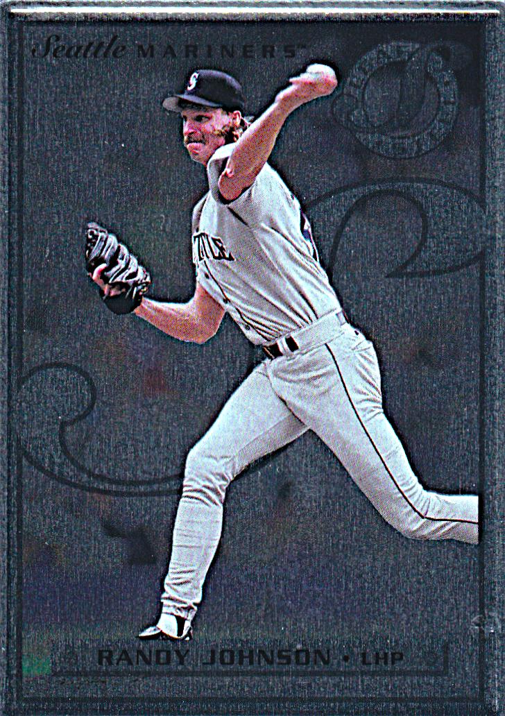 Randy Johnson #60 1996 Leaf Steel Baseball