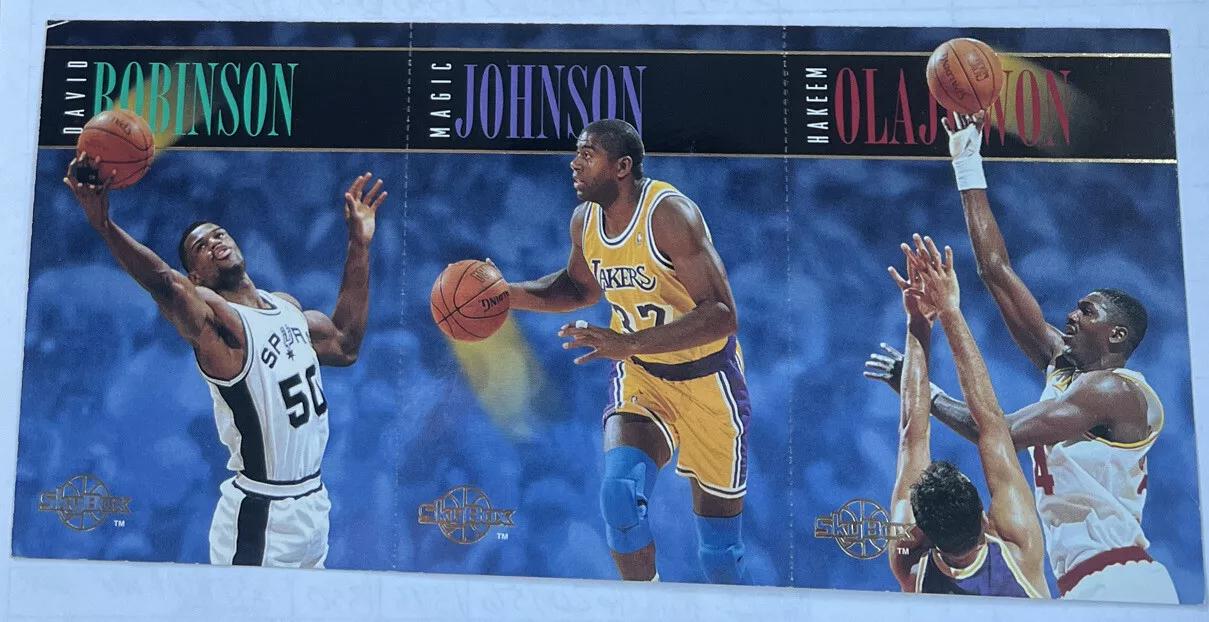 Robinson, Johnson, Olajuwon Trio Basketball Cards 1994 SkyBox Premium