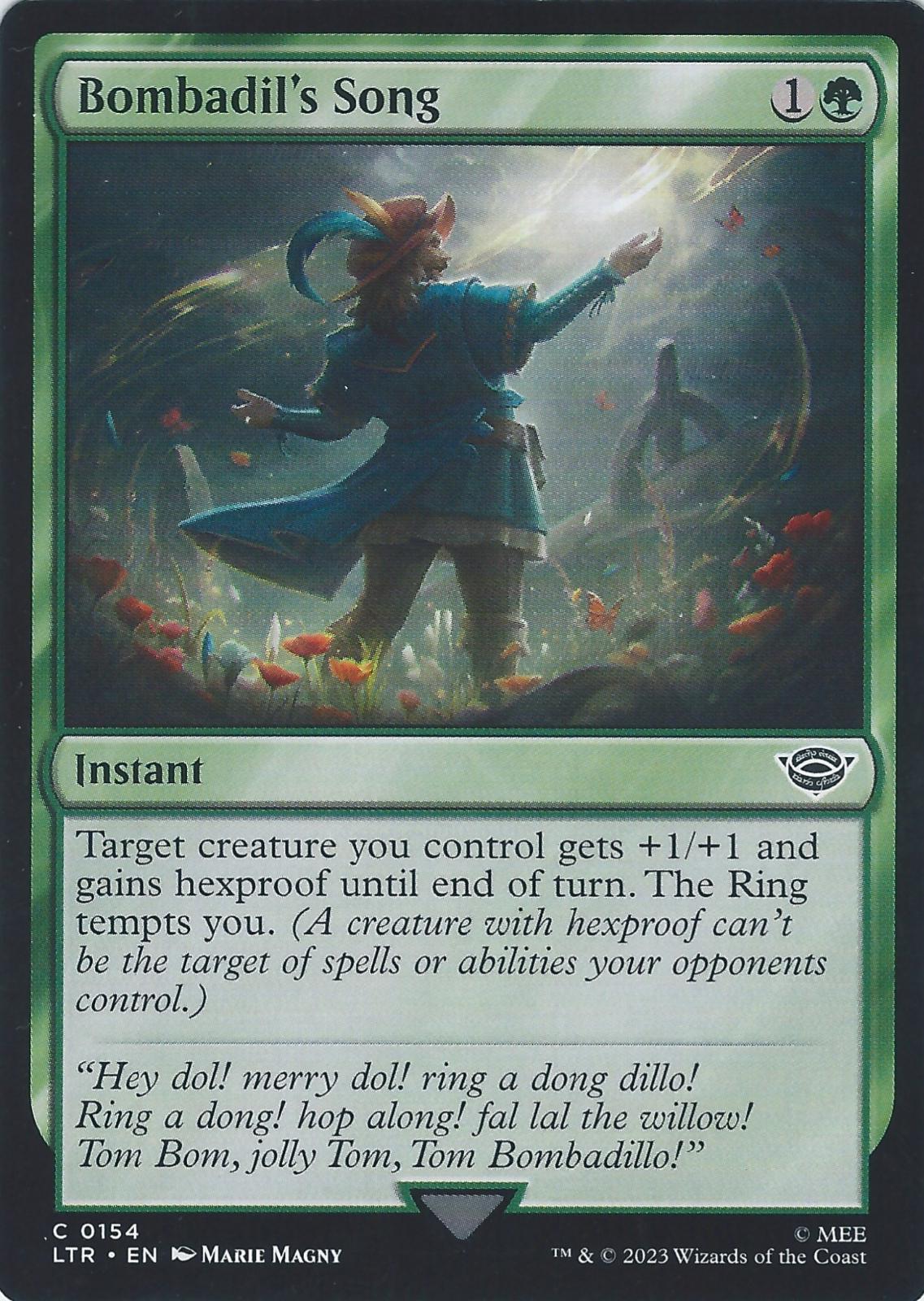 Bombadil's Song #154 Magic Lord of the Rings