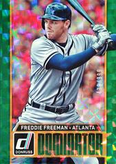 Freddie Freeman #1 Baseball Cards 2015 Donruss Elite Dominator Prices