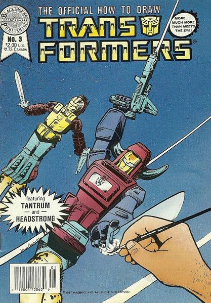 The Official How to Draw Transformers #3 (1988) Comic Books The Official How to Draw Transformers