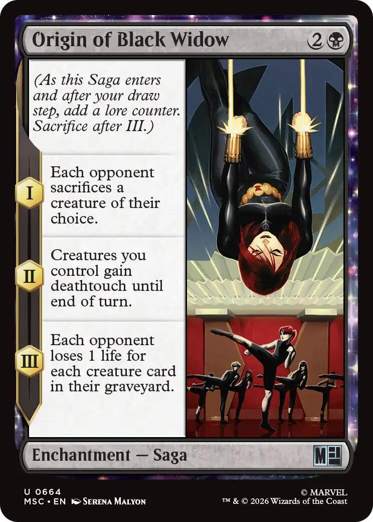 Origin of Black Widow (Magic Marvel Super Heroes Commander)