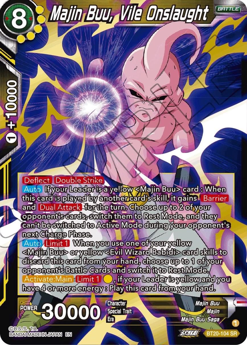 Majin Buu, Vile Onslaught BT20-104 Dragon Ball Super Power Absorbed