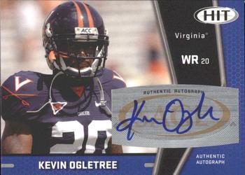 Kevin Ogletree #A63 2009 Sage Hit Autographs Football