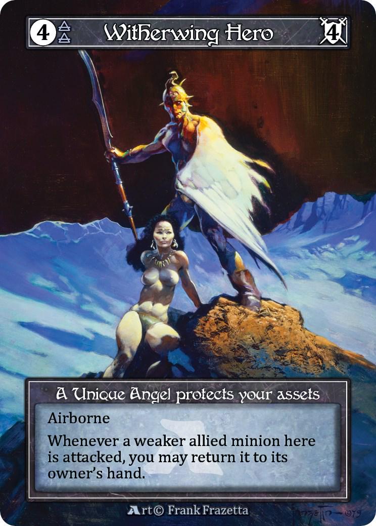 Witherwing Hero [Alpha Investments Promo Foil] - Sorcery: Contested Realms Beta - Sorcery: Contested Realm card