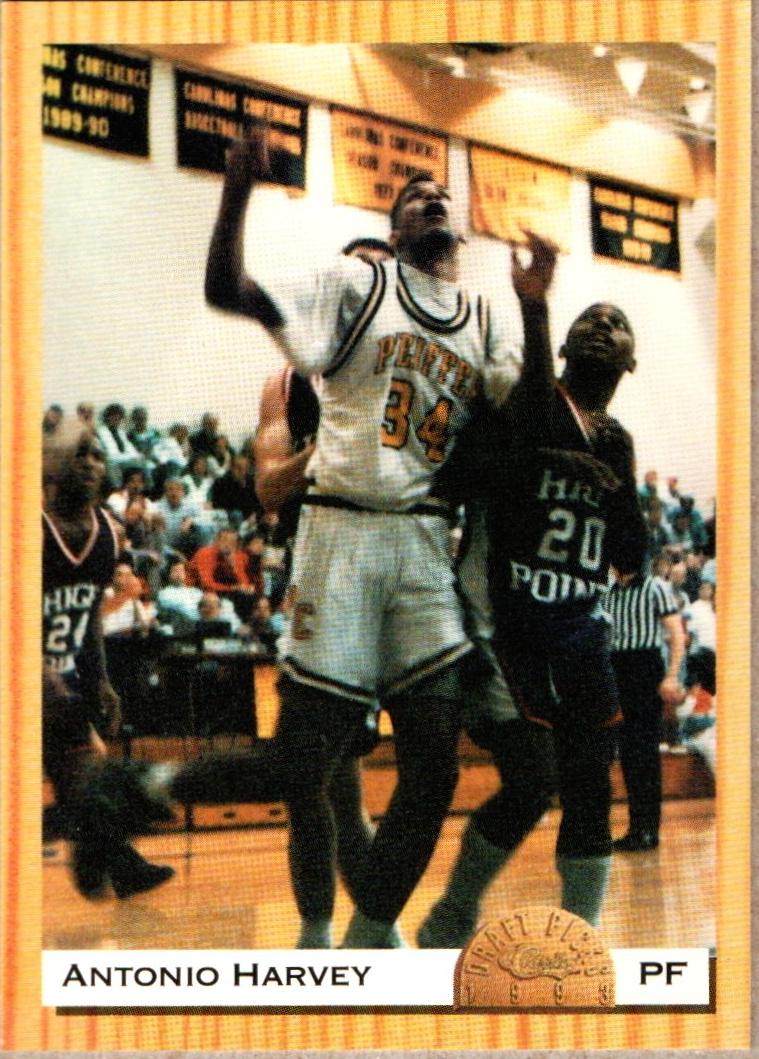 Antonio Harvey #41 Basketball Cards 1993 Classic Draft Picks