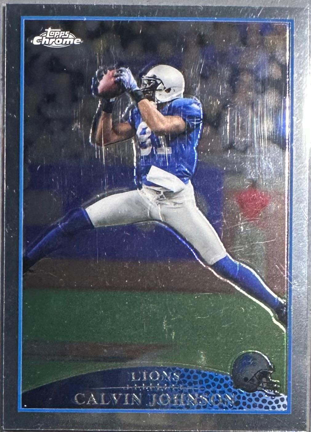 Calvin Johnson #TC10 Football Cards 2009 Topps Chrome