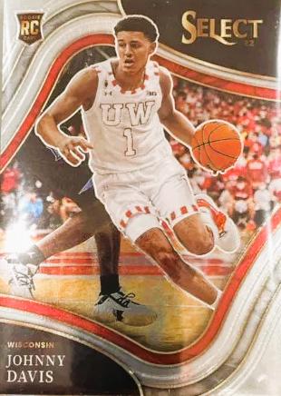 Johnny Davis #7 Basketball Cards 2022 Panini Chronicles Draft Picks Select