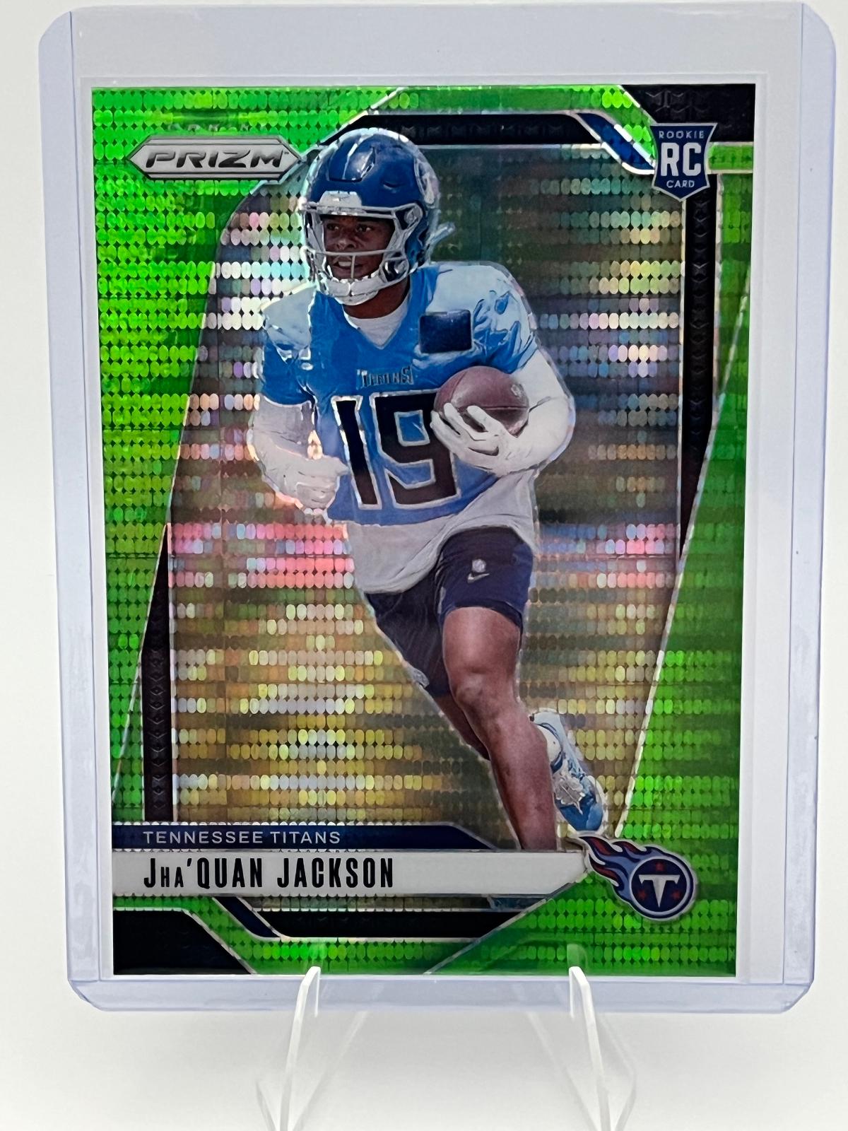 Jha'Quan Jackson [Neon Green Pulsar] #352 Prices [Rookie] | 2024