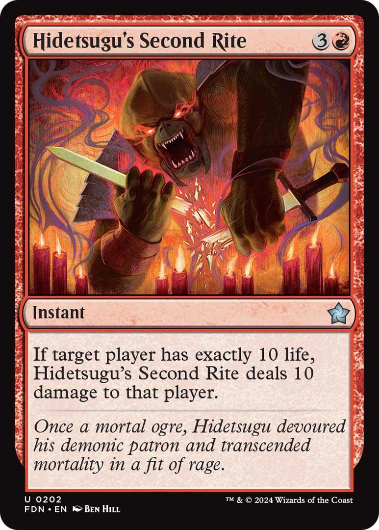 Hidetsugu's Second Rite #202 Magic Foundations