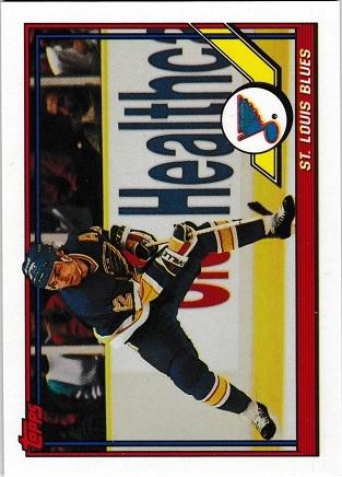 St. Louis Blues #347 Hockey Cards 1991 Topps