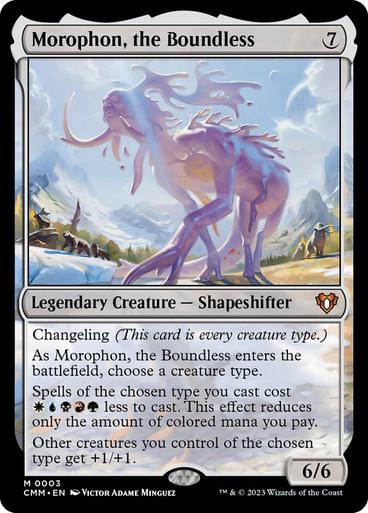 Morophon, the Boundless #3 Magic Commander Masters