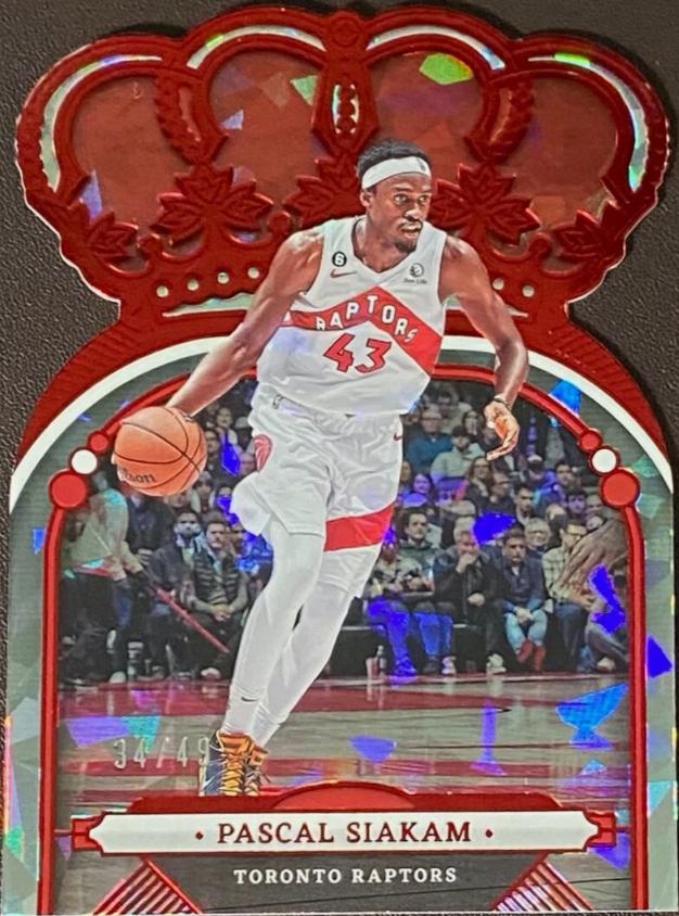 Pascal Siakam #74 2022-23 Panini Crown Royale Basketball