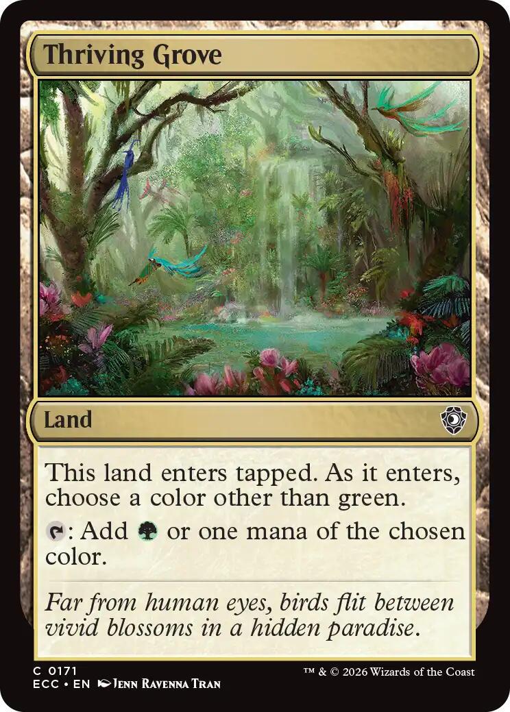 Thriving Grove (Magic Lorwyn Eclipsed Commander)
