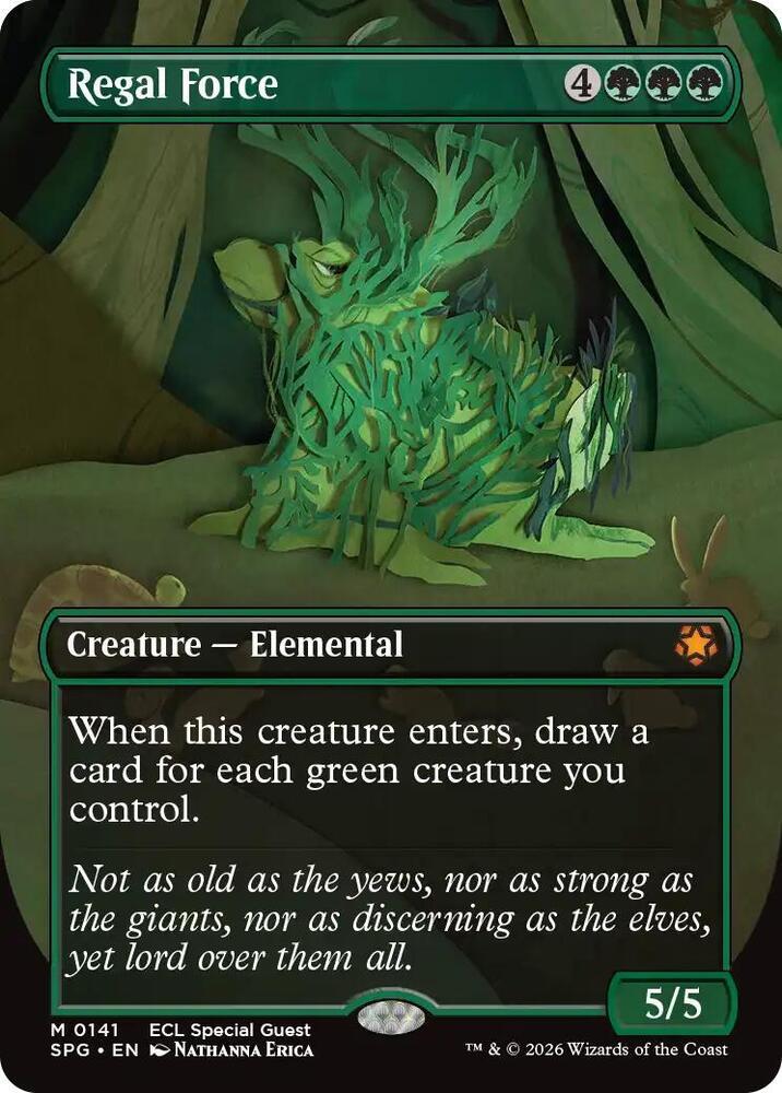 Regal Force [Borderless Foil] #141