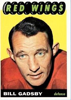 Bill Gadsby #44 Hockey Cards 1965 Topps