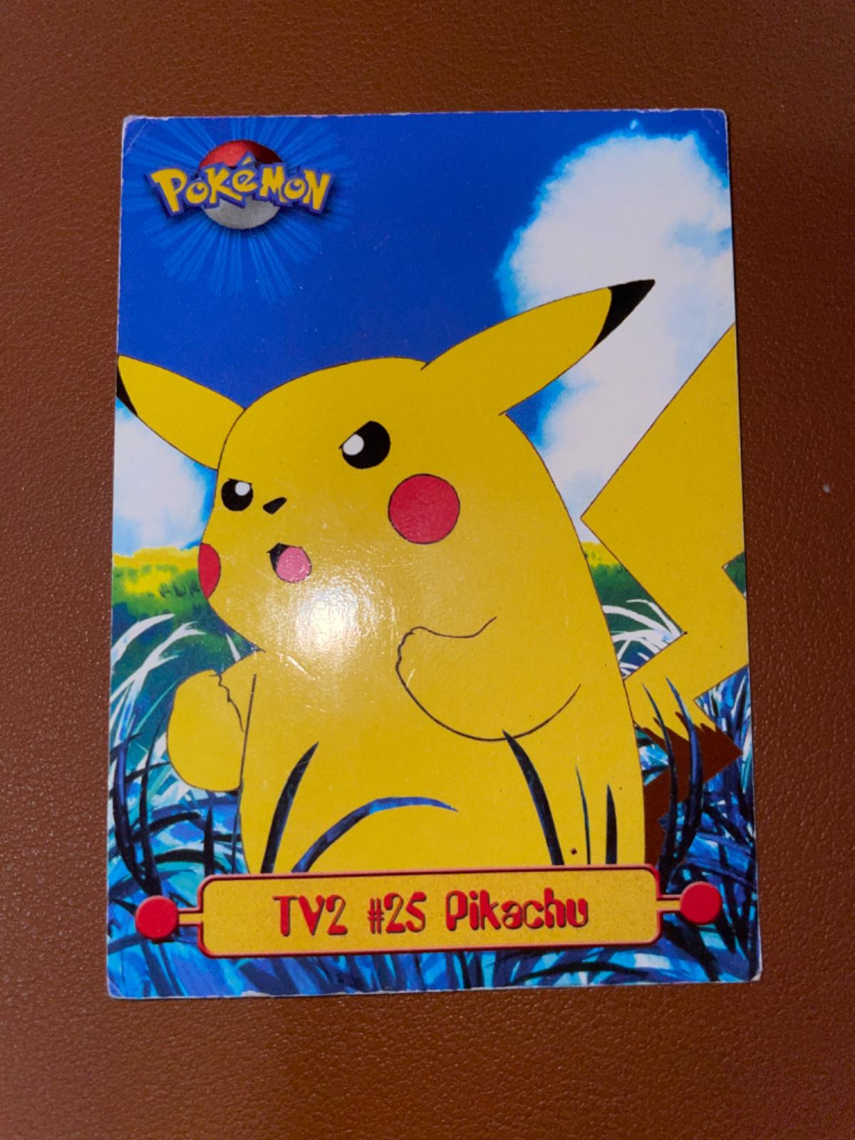 Pikachu #2 Pokemon 1999 Topps TV