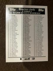 Checklist 1 [Mini] Baseball Cards 2005 Topps Cracker Jack Prices