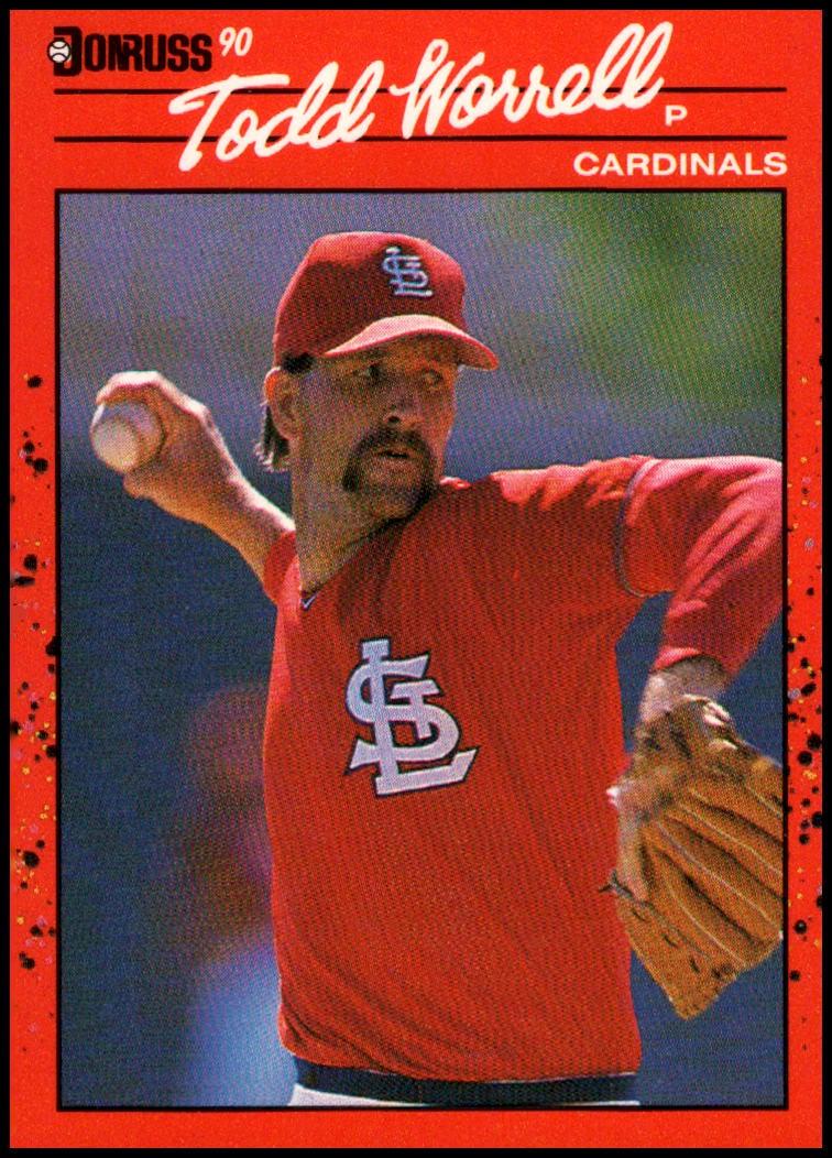 Todd Worrell #319 Baseball Cards 1990 Donruss