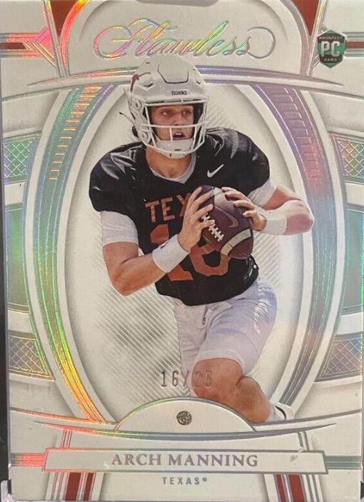 Arch Manning #89 Football Cards 2023 Panini Flawless Collegiate