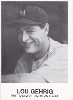 Lou Gehrig #43 1983 Tcma Renata Galasso 1933 All Stars Baseball