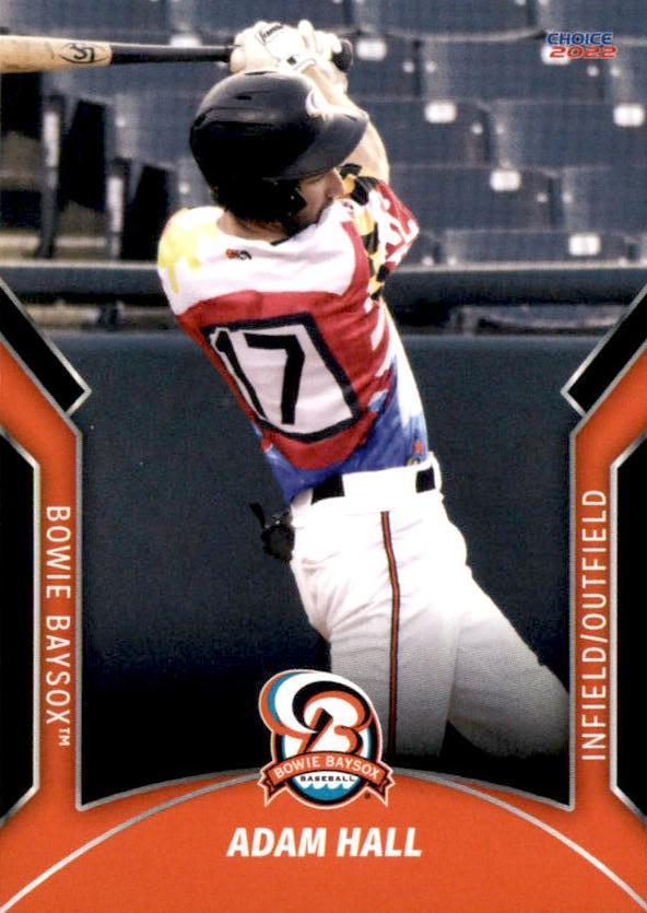 Adam Hall #8 2022 Choice Bowie Baysox Baseball