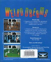 UK Back Cover | Weird Dreams PC Games