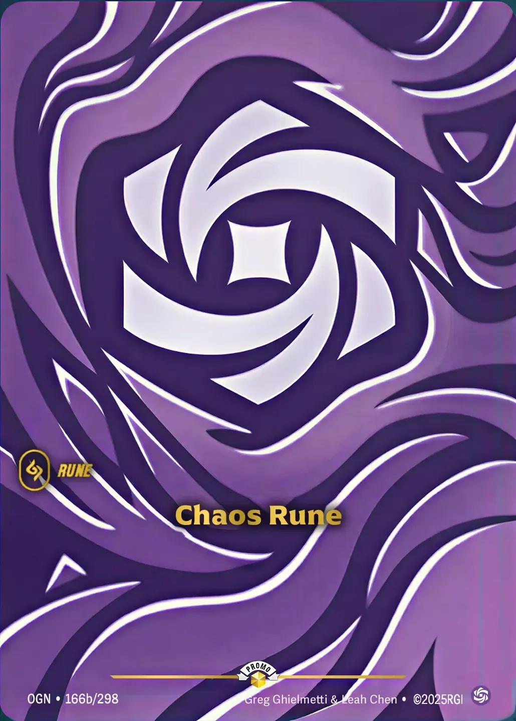 Chaos Rune #166B Prices | Riftbound Promo