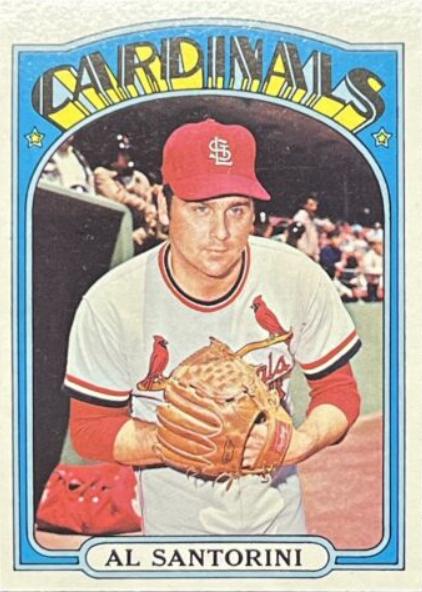 Al Santorini #723 Baseball Cards 1972 Topps