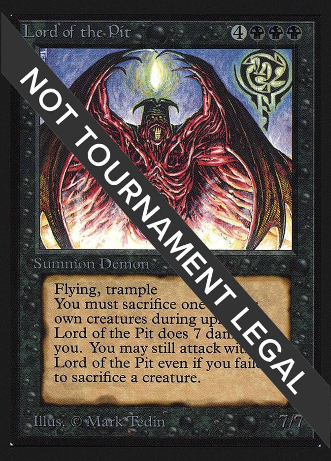 Lord of the Pit Magic International Edition
