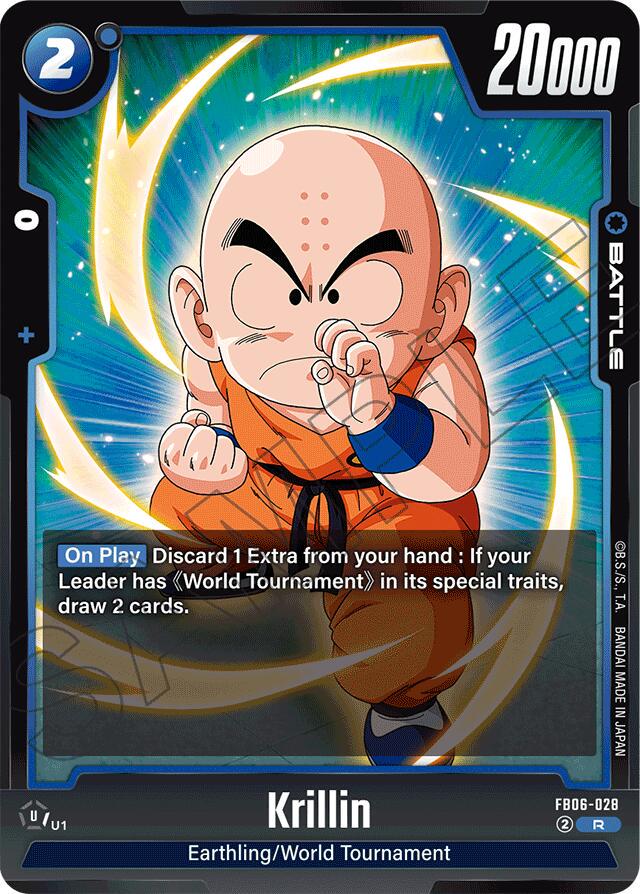 Krillin FB06-028 Dragon Ball Super Rivals Clash