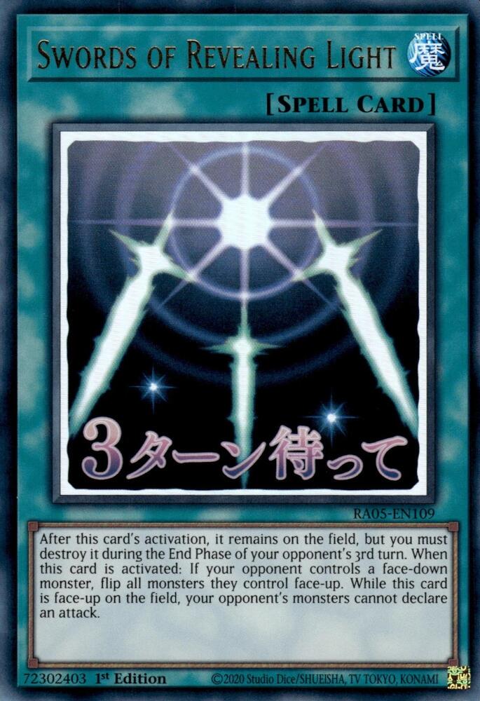 Swords of Revealing Light RA05-EN109 Prices | YuGiOh Rarity Collection 5 | YuGiOh Cards Swords of Revealing Light RA05-EN109 Prices | YuGiOh Rarity Collection 5 | YuGiOh Cards